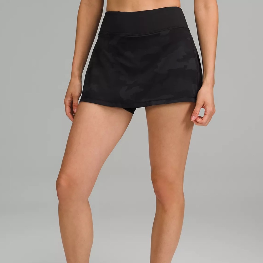 Lululemon Pace Rival Camo Skirt 6